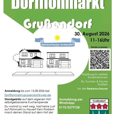 Dorfflohmarkt Grußendorf 30.08.2026
